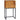 Console table in industrial design, side table, sideboard, 1 cabinet, natural wood + black