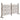 Scissor gate barrier expandable 52-405cm garden aluminium brown H103.5cm