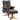 Recliner chair with reclining function, massage chair with footstool, armchair, TV chair, 145° tilt, reclining