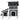 Outdoor cat house, two-story, raised floor, natural wood, asphalt roof, gray, 96 x 65 x 85.5 cm